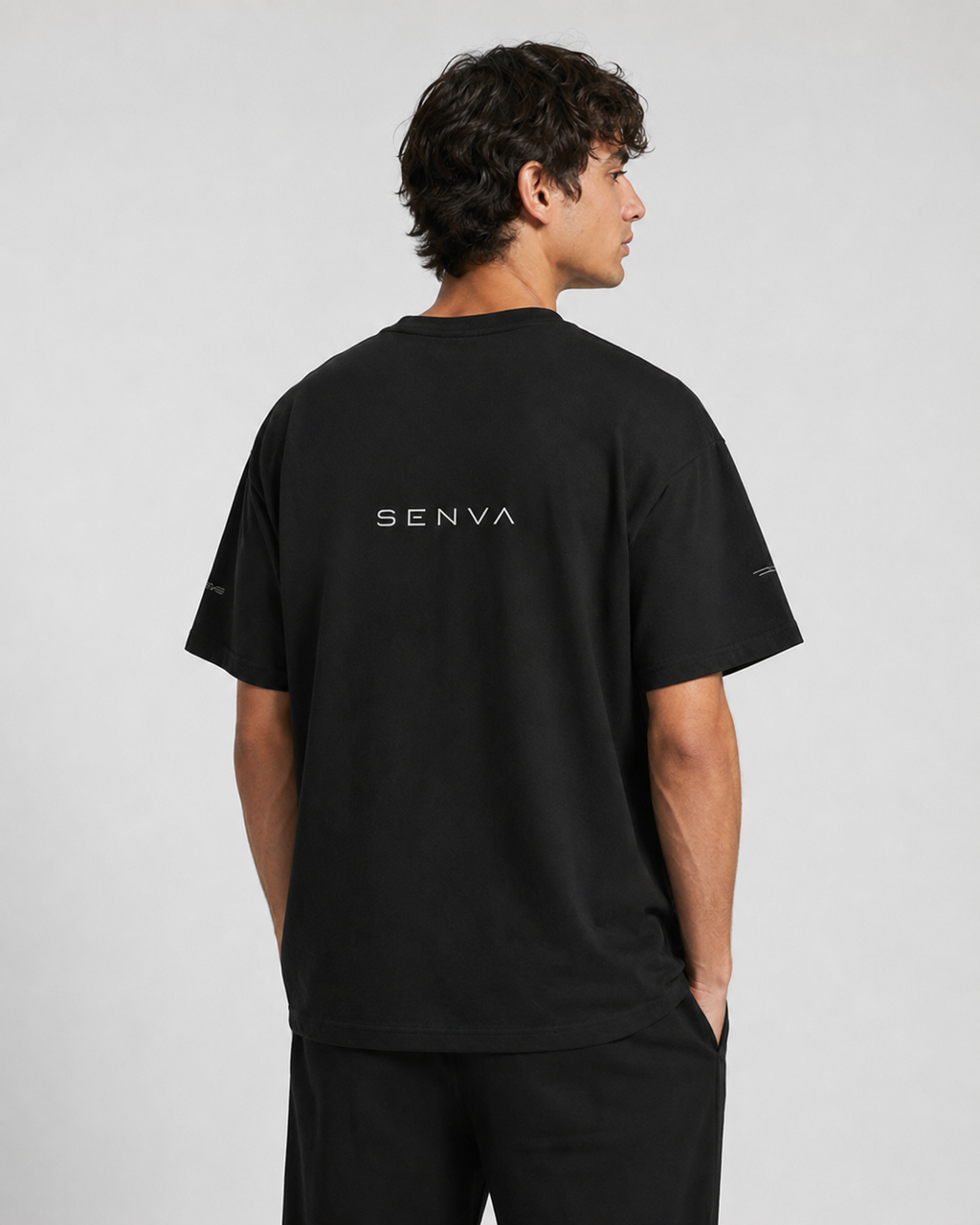 SENVA Origin Logo T-Shirt — Black