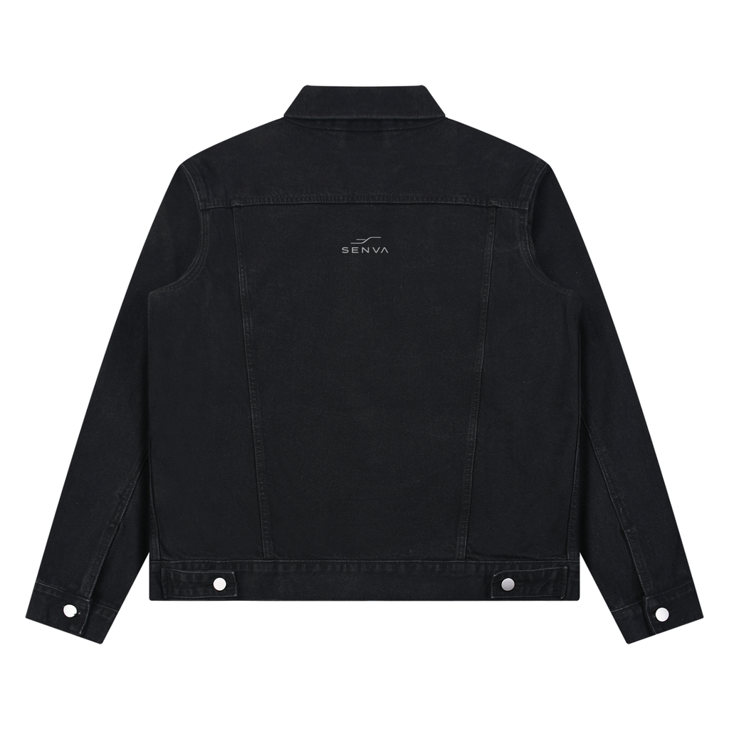 SENVA Ascend Denim Jacket – Washed Black
