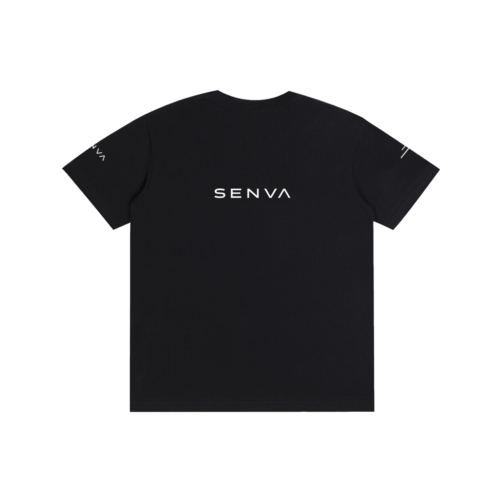 SENVA Origin Logo T-Shirt — Black