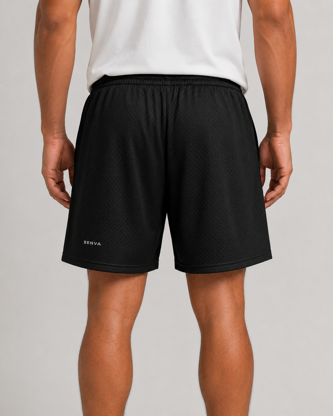 SENVA Motion Mesh Shorts – Black