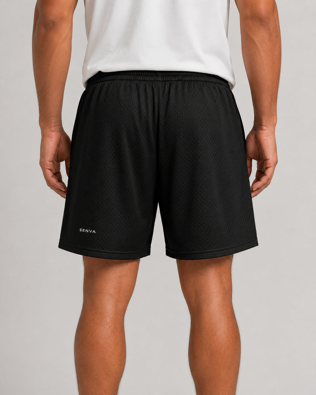 SENVA Motion Mesh Shorts – Black