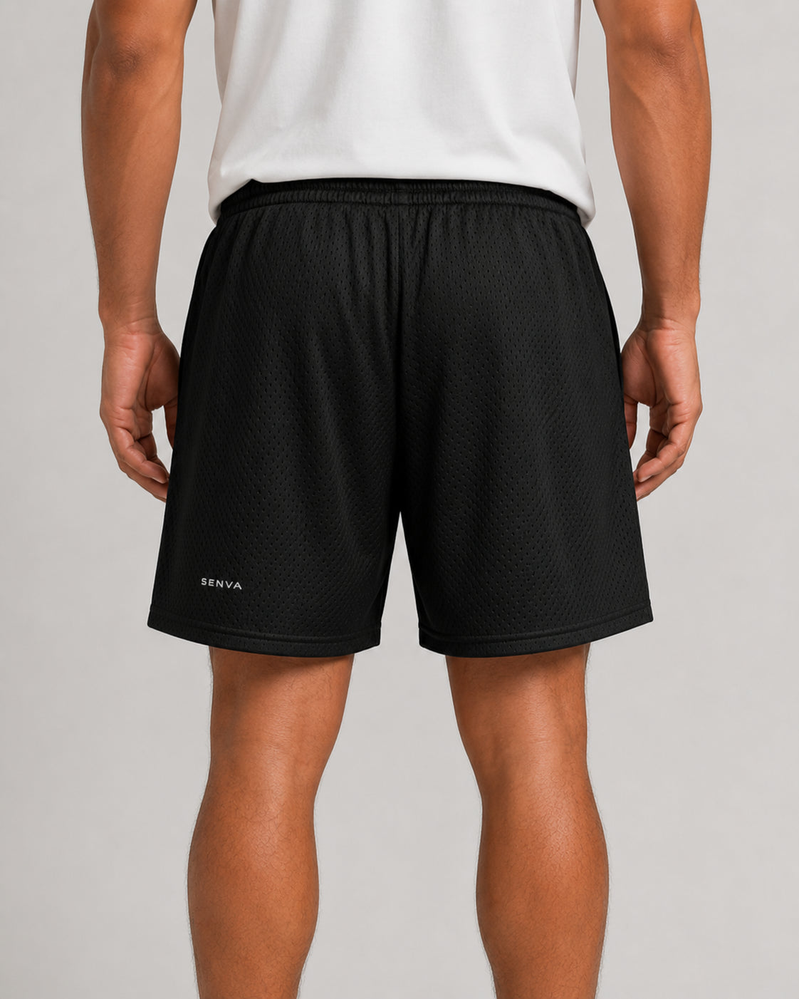 SENVA Motion Mesh Shorts – Black